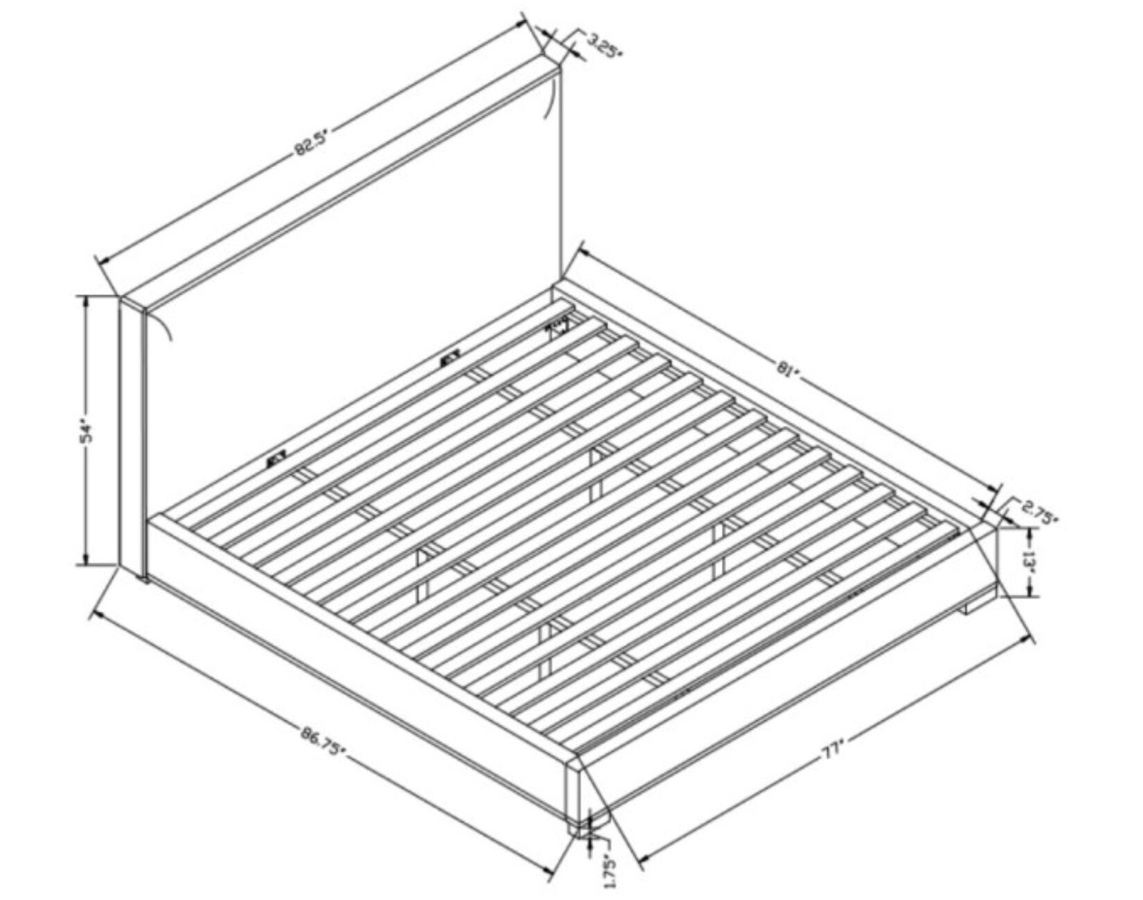 Buy Beige Upholstered Bed Frame from Infinity Furniture Mississauga