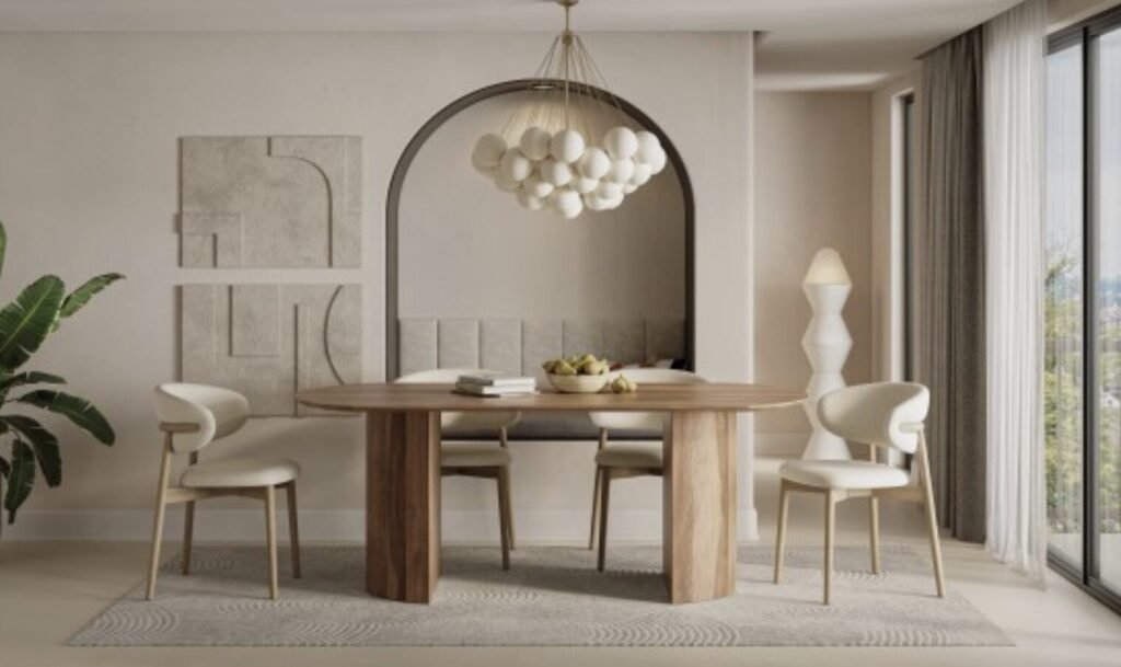 Buy Light Brown Wood Dining Table from Infinity Furniture Mississauga
