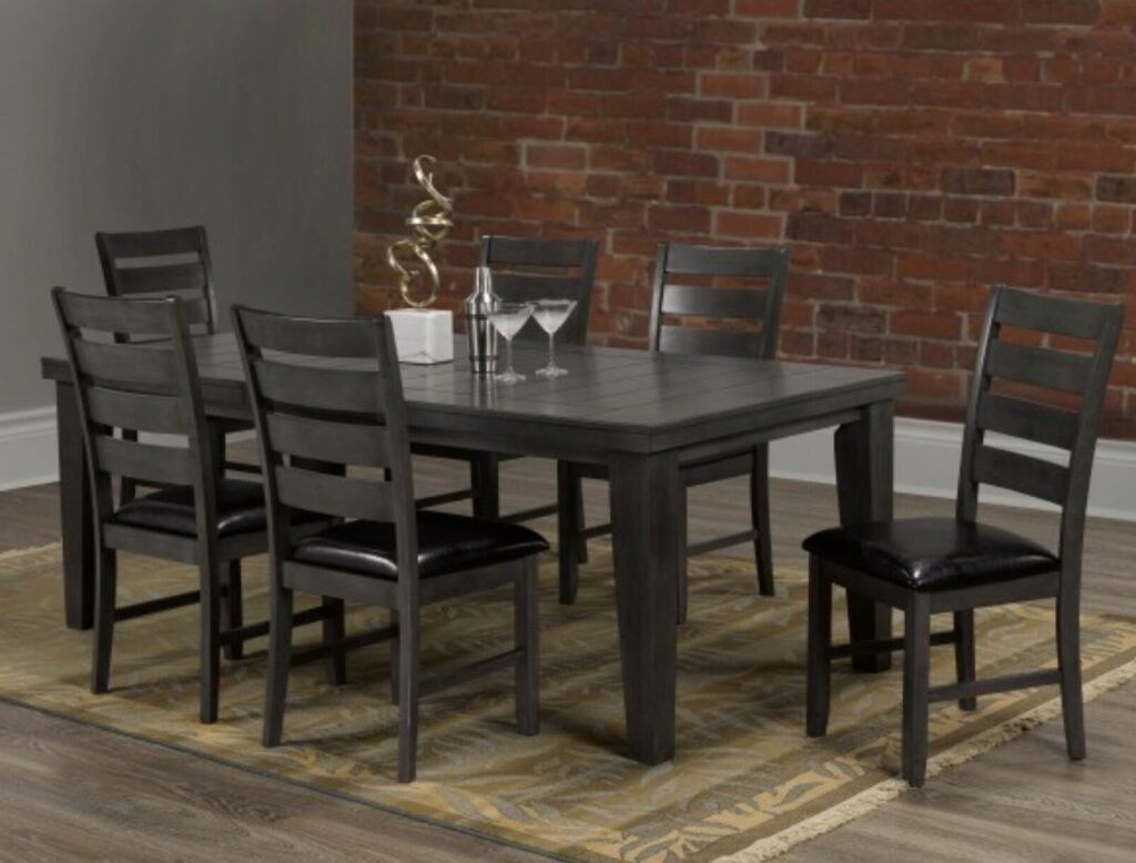 Buy Extendable Grey Dining Table with Butterfly Leaf | Infinity Furniture Mississauga