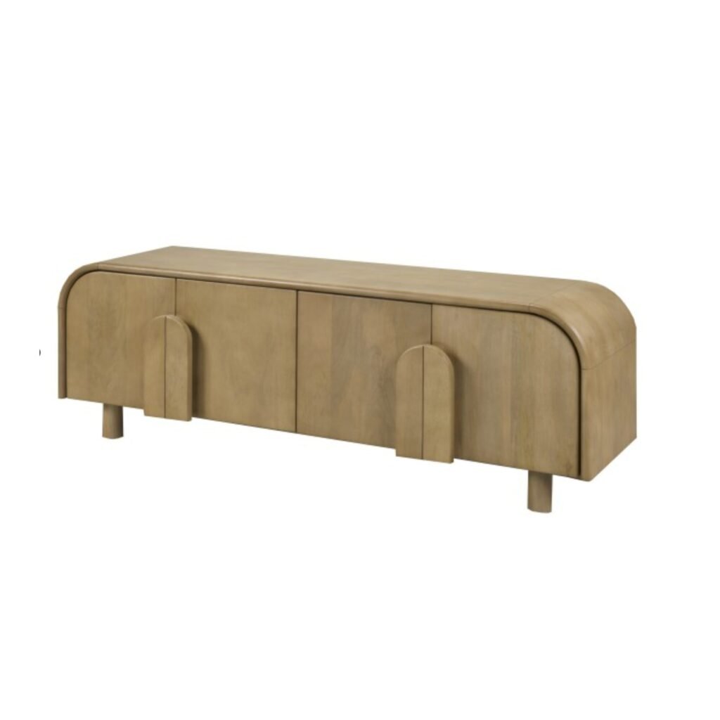 Buy 63 Inch TV Stand Natural Oak | Infinity Furniture Mississauga