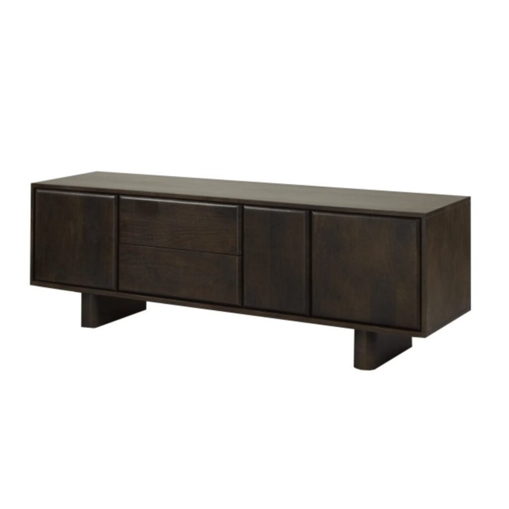 Buy 63 Inch TV Stand Dark Walnut | Infinity Furniture Mississauga
