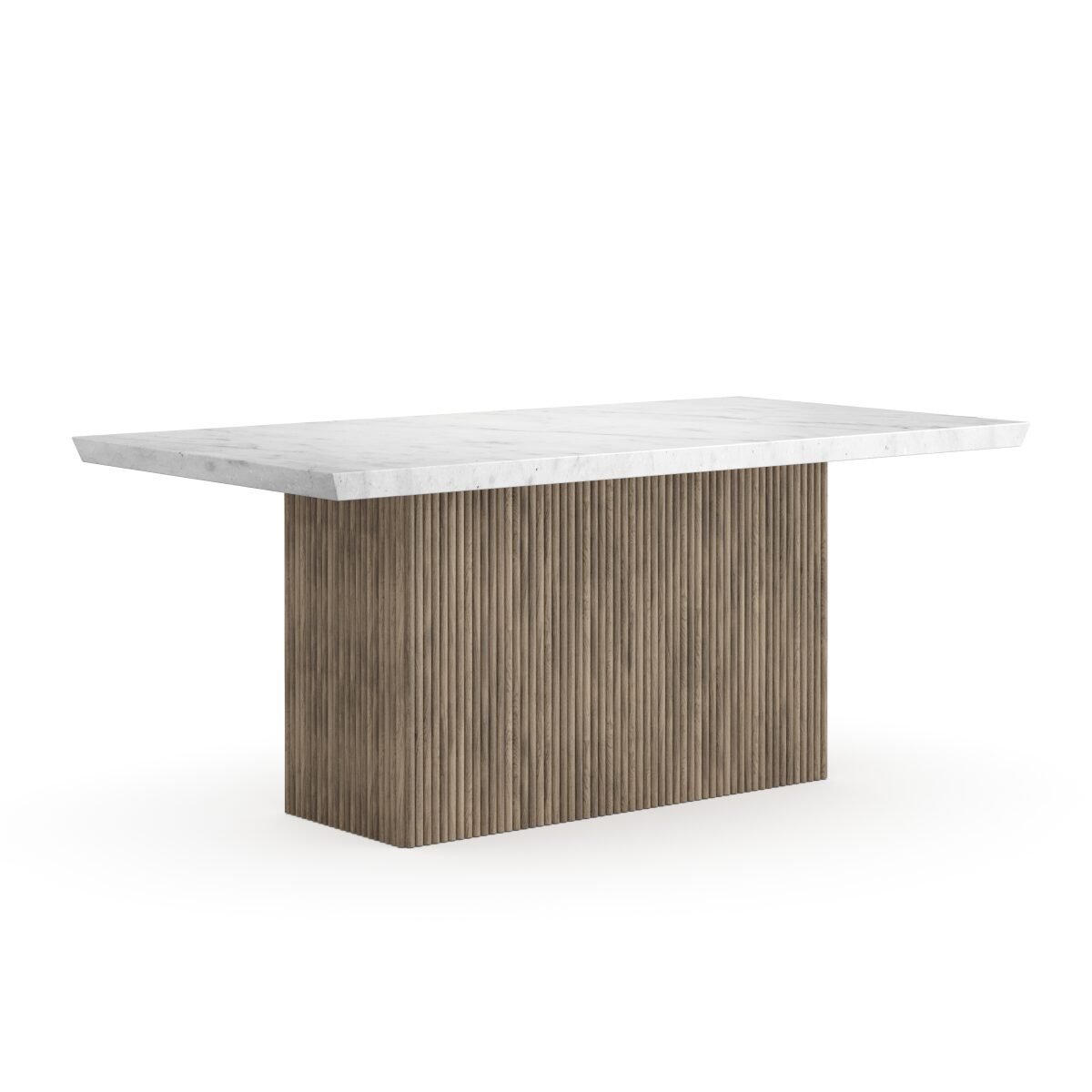 Buy Grey Wash Dining Table with Marble Top | Infinity Furniture Mississauga