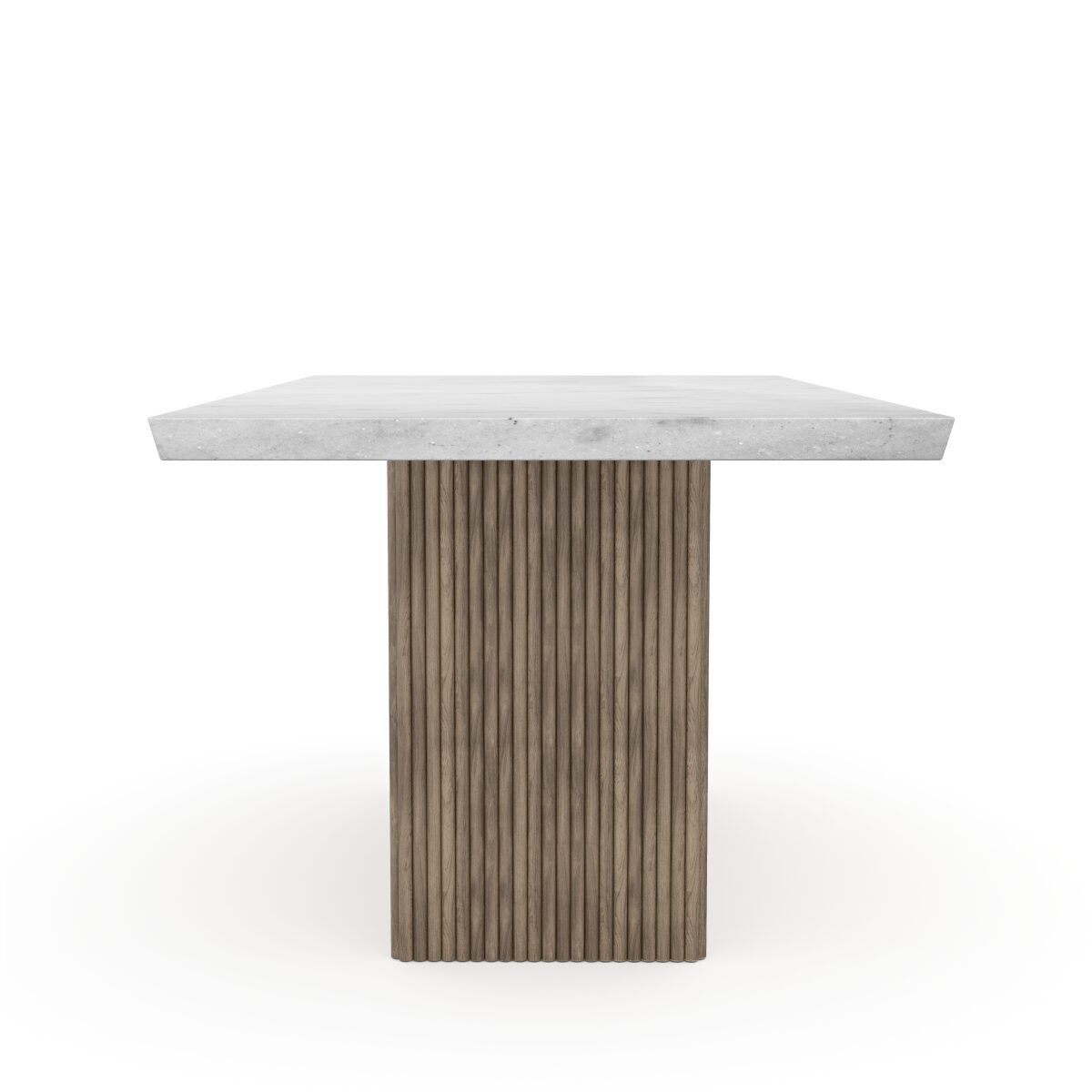 Buy Grey Wash Dining Table with Marble Top | Infinity Furniture Mississauga