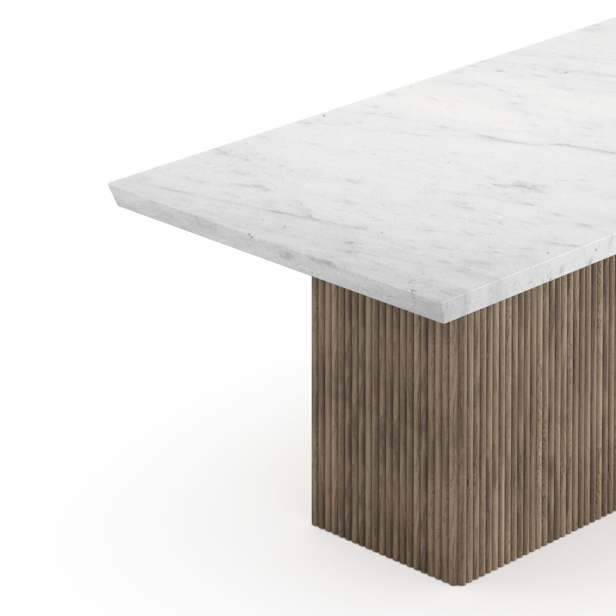 Buy Grey Wash Dining Table with Marble Top | Infinity Furniture Mississauga