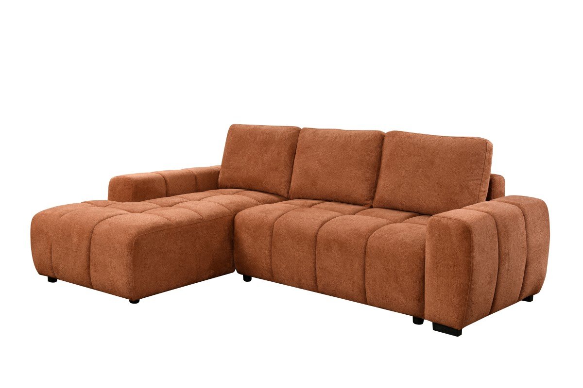 Burnt Orange Sectional Sleeper Sofa RHF & LHF Collection | Infinity Furniture Mississauga