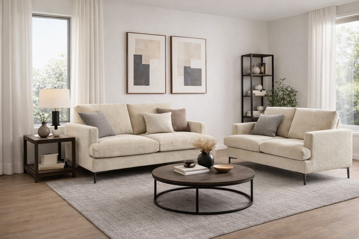 Beige Sofa Contemporary | Infinity Furniture Mississauga