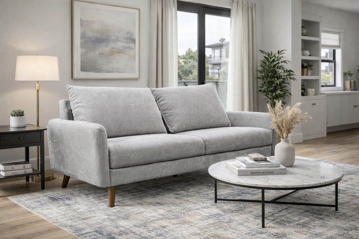 Dark Grey 3 Seater Sofa Contemporary | Infinity Furniture Mississauga