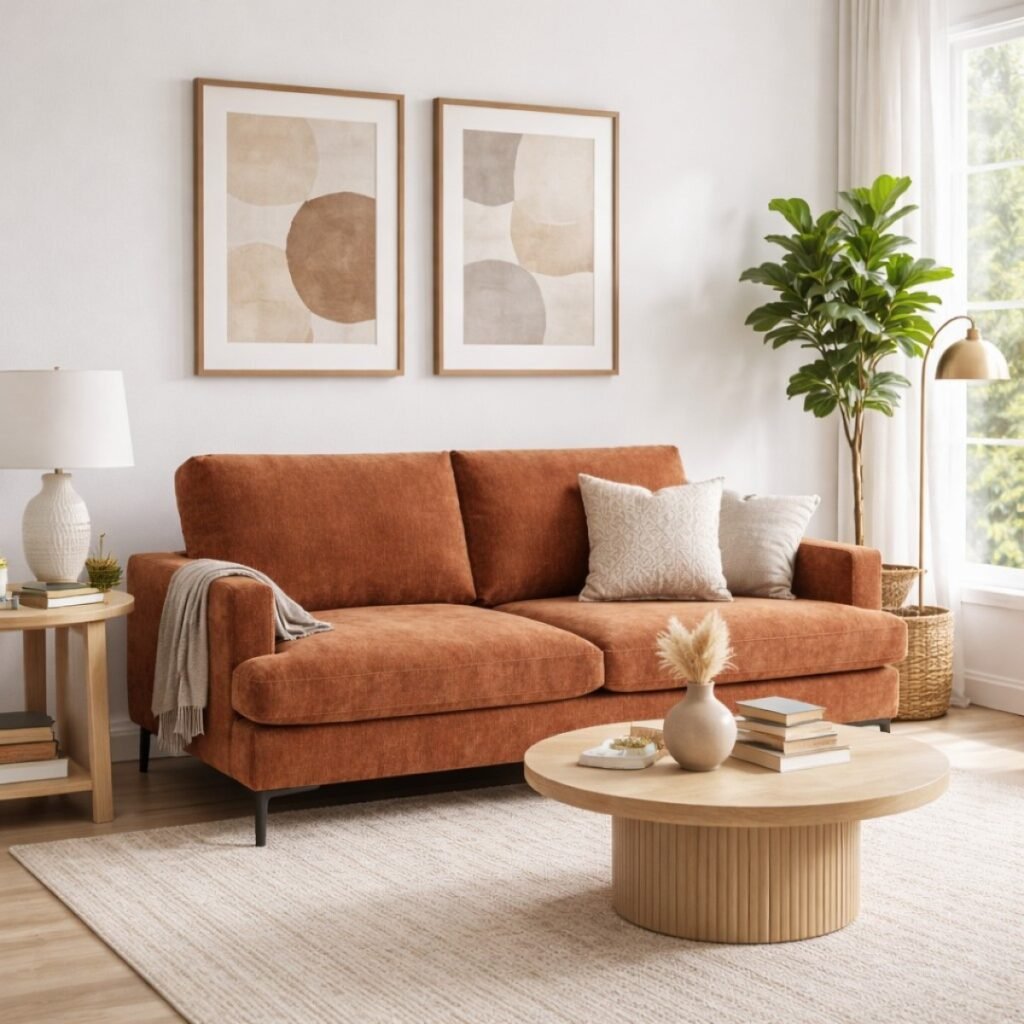 Terracotta Sofa Contemporary | Infinity Furniture Mississauga