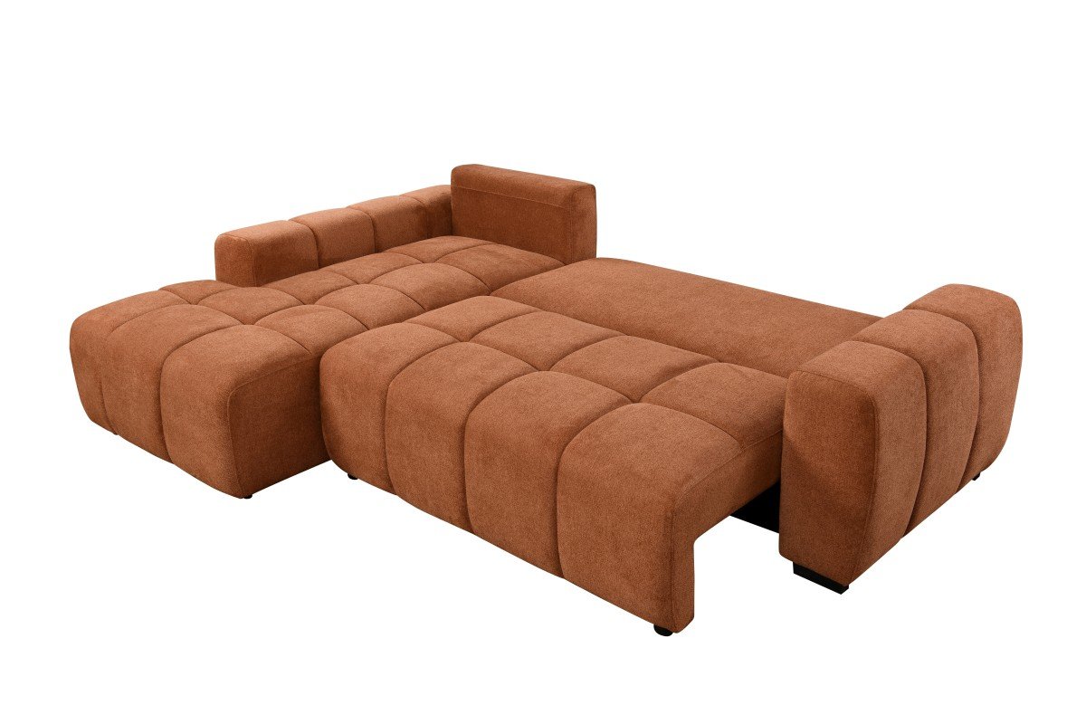 Burnt Orange Sectional Sleeper Sofa RHF & LHF Collection | Infinity Furniture Mississauga