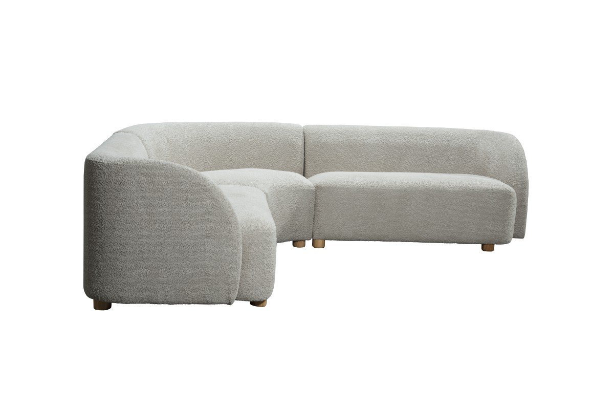 Beige Lorenzo Contemporary Sectional Sofa | Infinity Furniture Mississauga