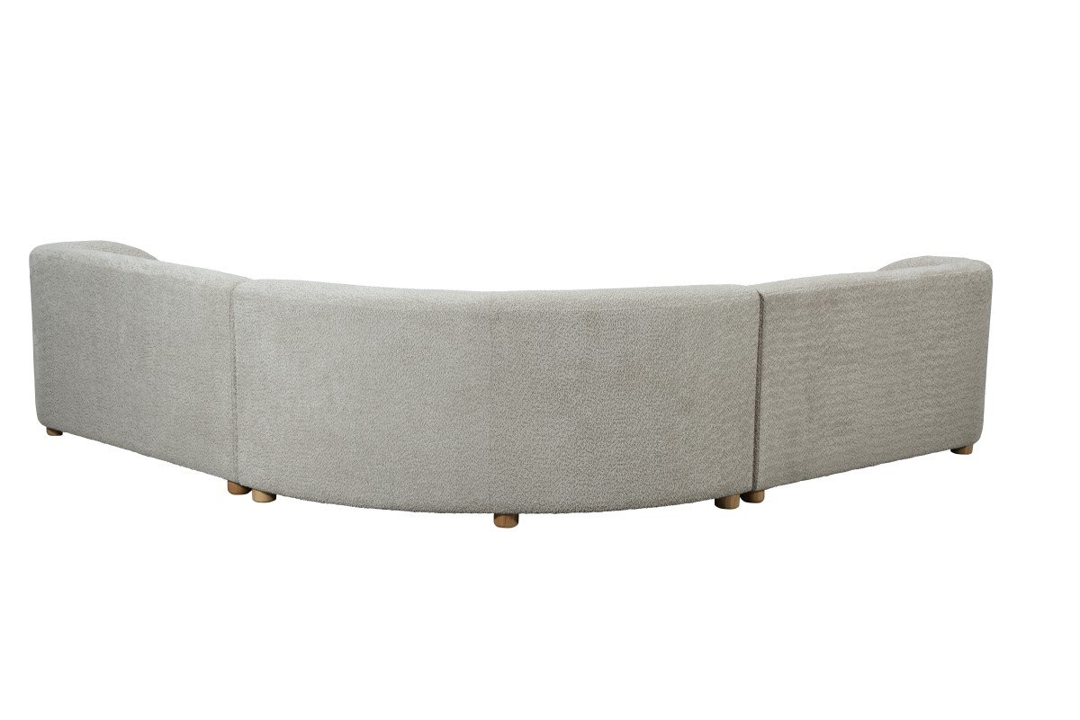 Beige Lorenzo Contemporary Sectional Sofa | Infinity Furniture Mississauga