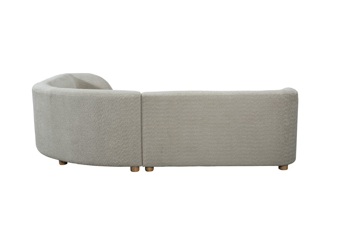 Beige Lorenzo Contemporary Sectional Sofa | Infinity Furniture Mississauga
