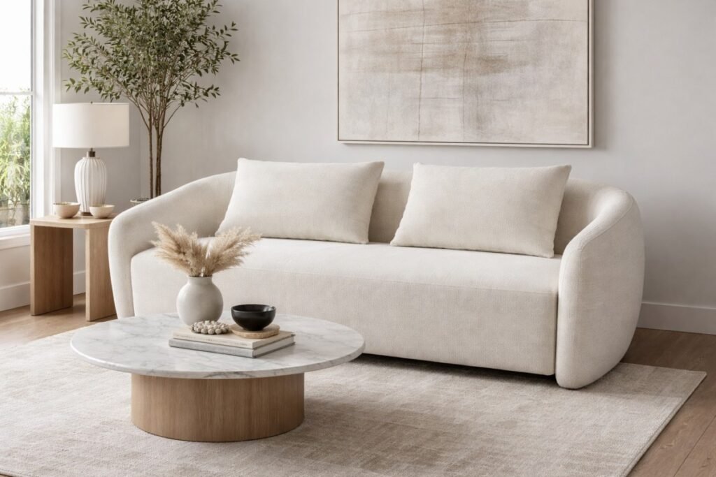 Terra Sofa Beige Contemporary | Infinity Furniture Mississauga