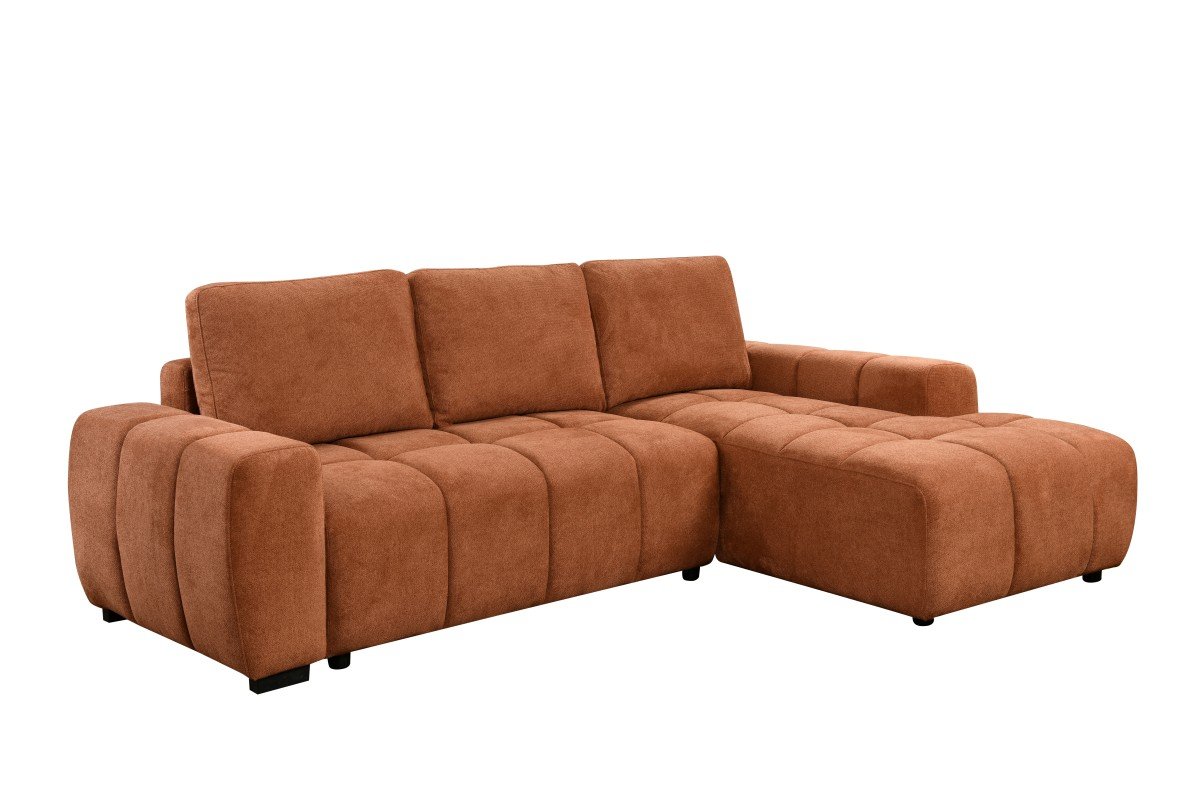 Burnt Orange Sectional Sleeper Sofa RHF & LHF Collection | Infinity Furniture Mississauga