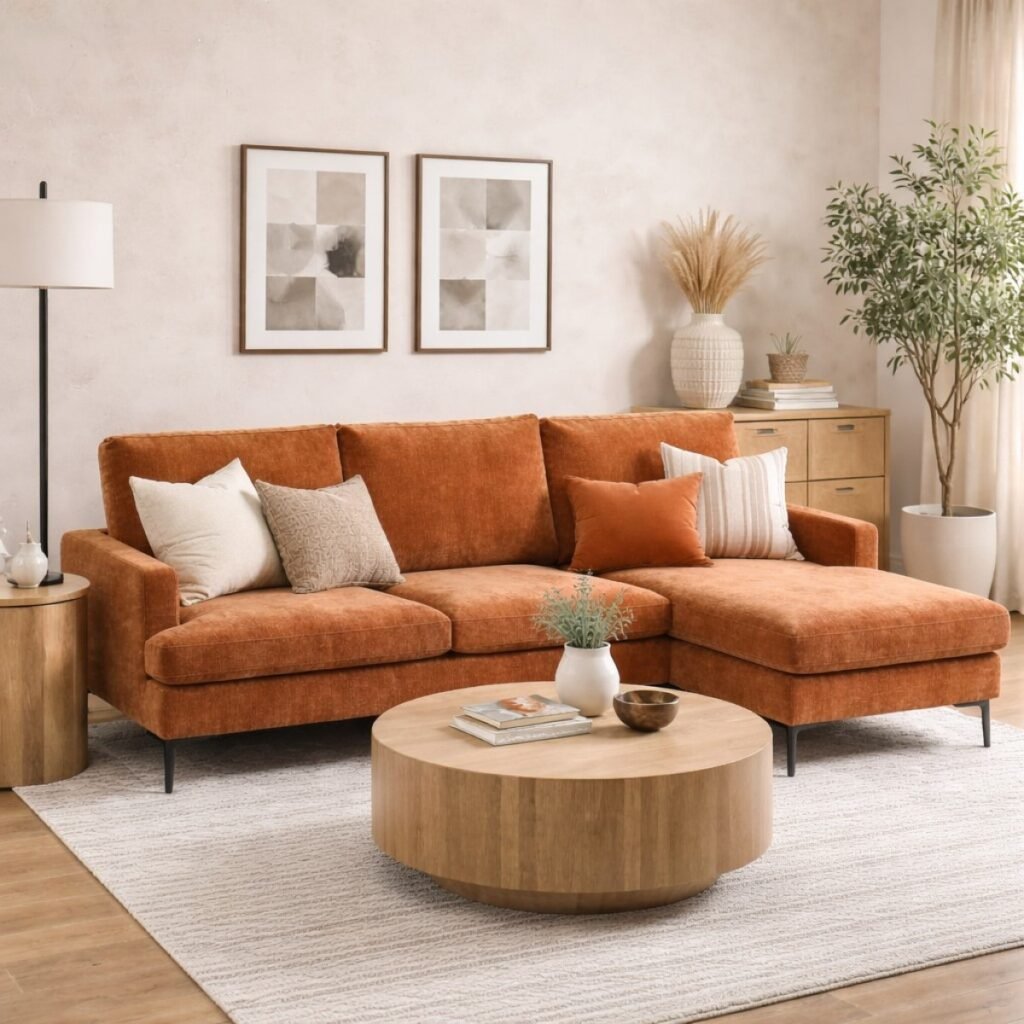 RHF Terracotta Contemporary Sectional Sofa | Infinity Furniture Mississauga