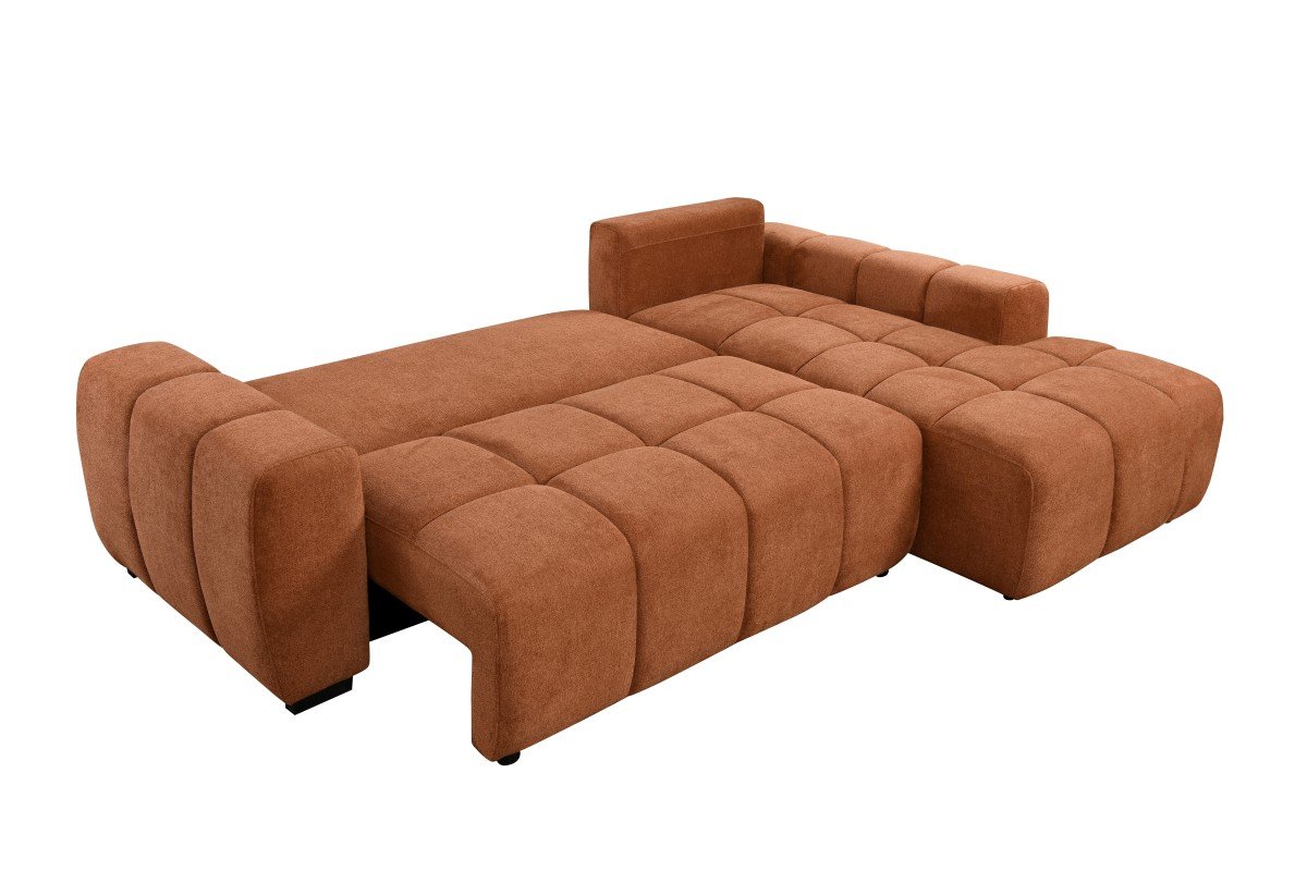 Burnt Orange Sectional Sleeper Sofa RHF & LHF Collection | Infinity Furniture Mississauga