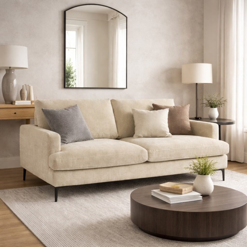 Beige Sofa Contemporary | Infinity Furniture Mississauga