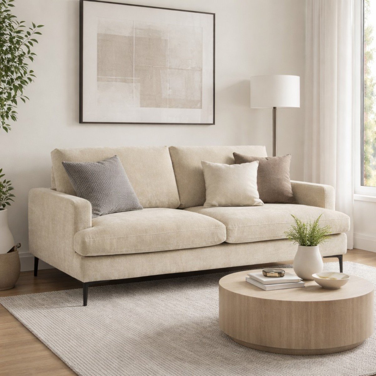 Beige Sofa Contemporary | Infinity Furniture Mississauga
