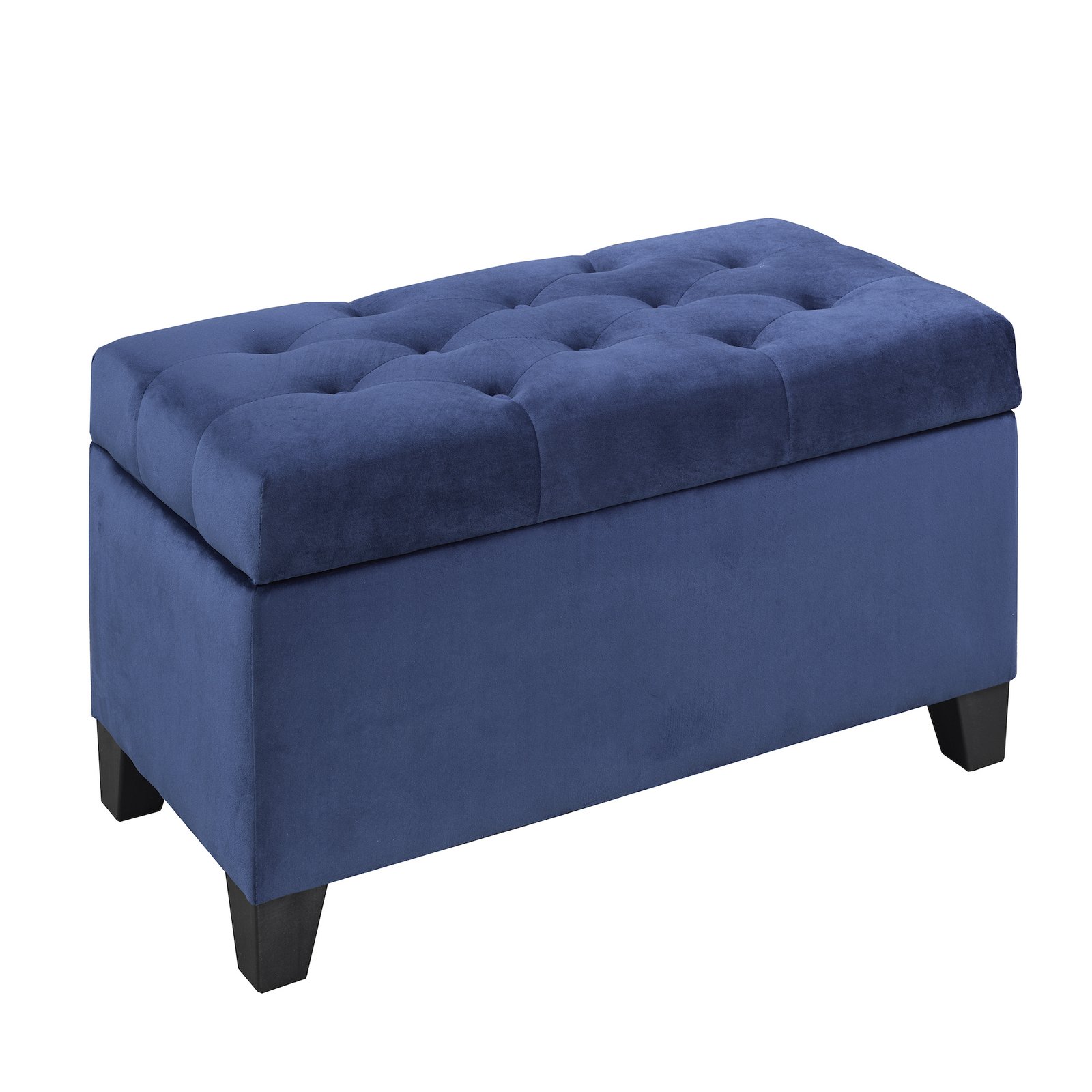 Harper Storage Ottoman Collection Black Grey Navy Red Brown Tufted Storage Ottoman Bench | Infinity Furniture Mississauga