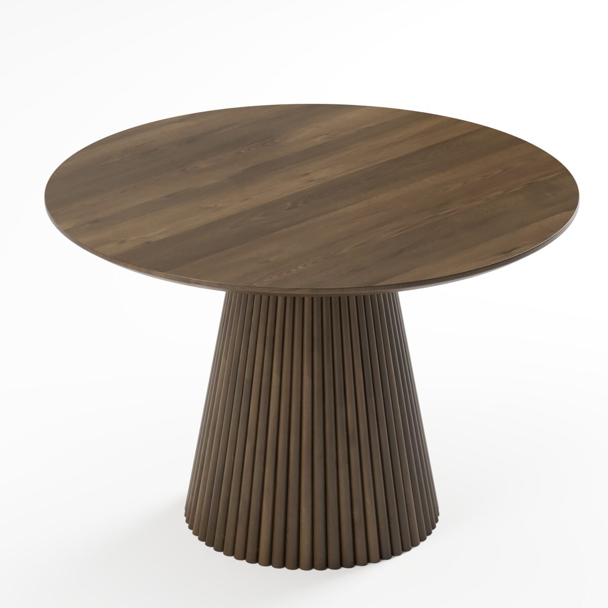 Akira Dining Table Dark Walnut Contemporary Solid Wood Collection | Infinity Furniture Mississauga