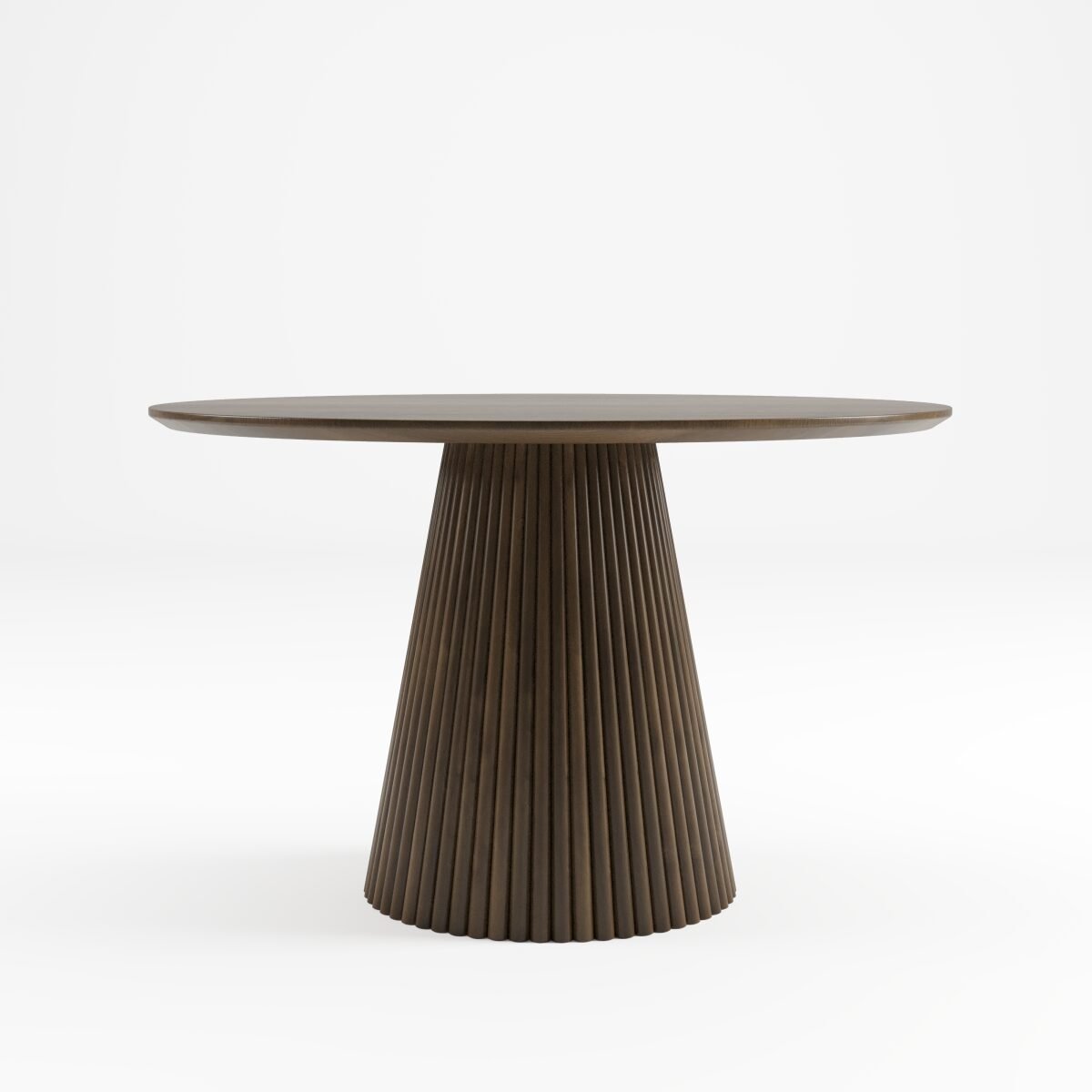 Akira Dining Table Dark Walnut Contemporary Solid Wood Collection | Infinity Furniture Mississauga