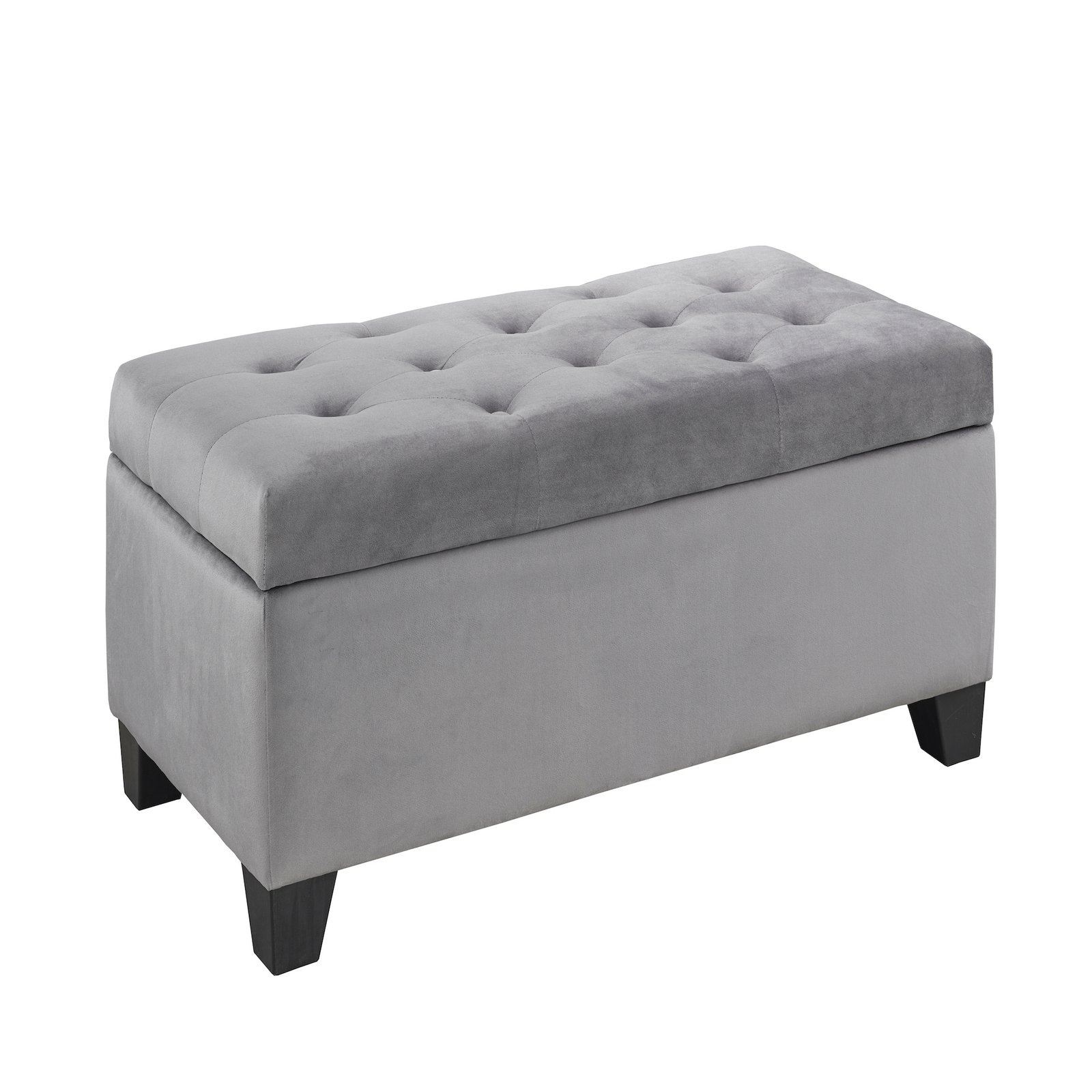 Harper Storage Ottoman Collection Black Grey Navy Red Brown Tufted Storage Ottoman Bench | Infinity Furniture Mississauga
