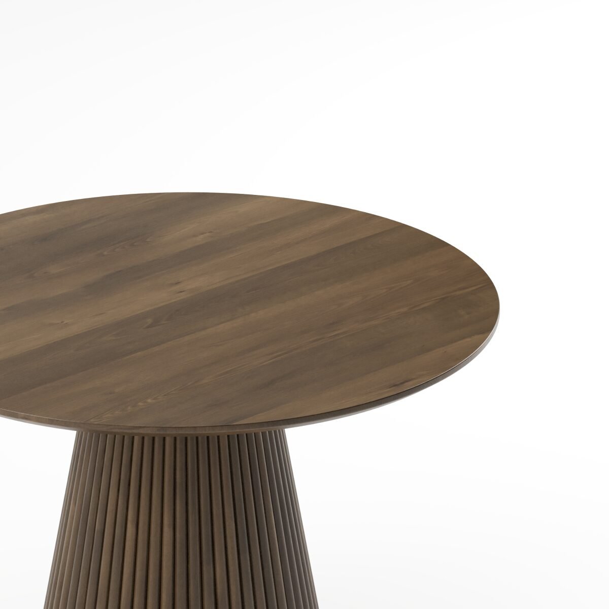 Akira Dining Table Dark Walnut Contemporary Solid Wood Collection | Infinity Furniture Mississauga