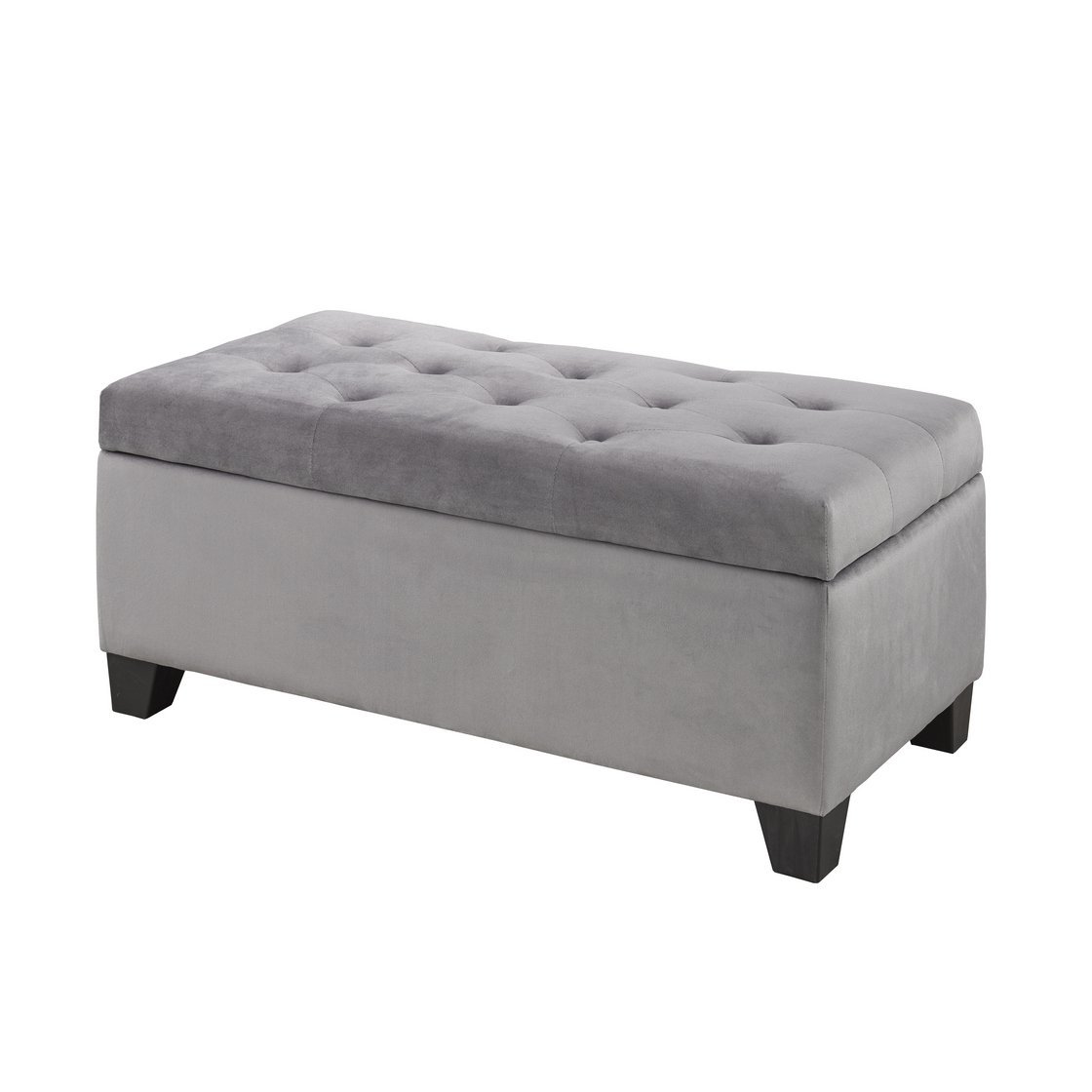Harper Storage Ottoman Collection Black Grey Navy Red Brown Tufted Storage Ottoman Bench | Infinity Furniture Mississauga