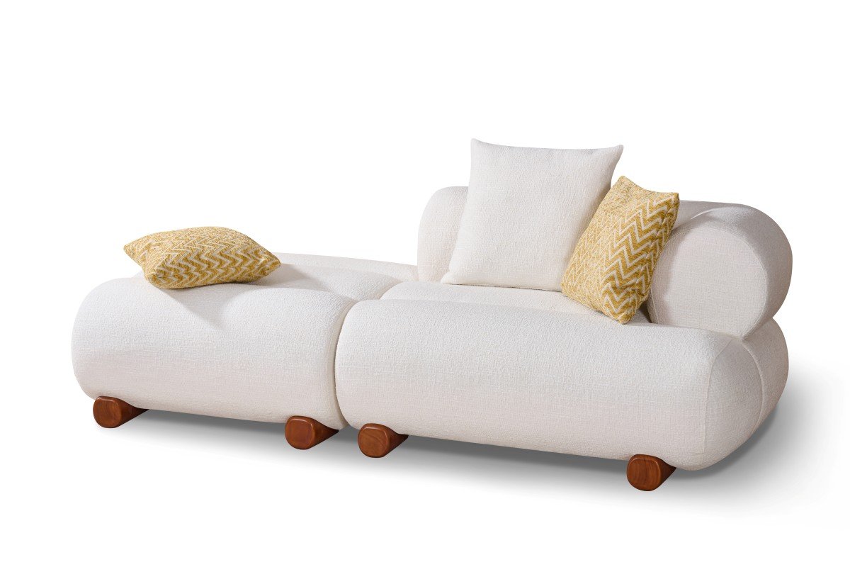 Averra Modular Sectional Collection - Cream and Taupe