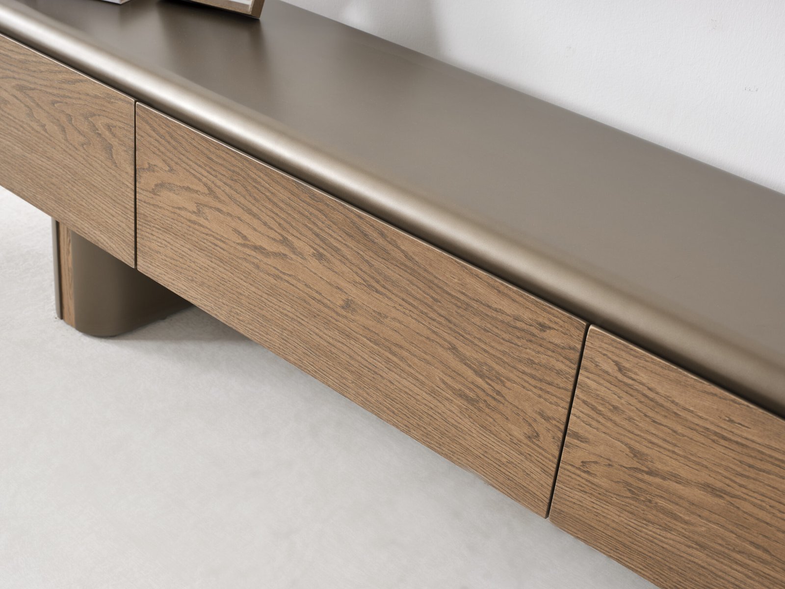 Luxury Modern Living room Collection featuring a pedestal dining table, upholstered dining chairs, and matching wood sideboard | Infinity Furniture