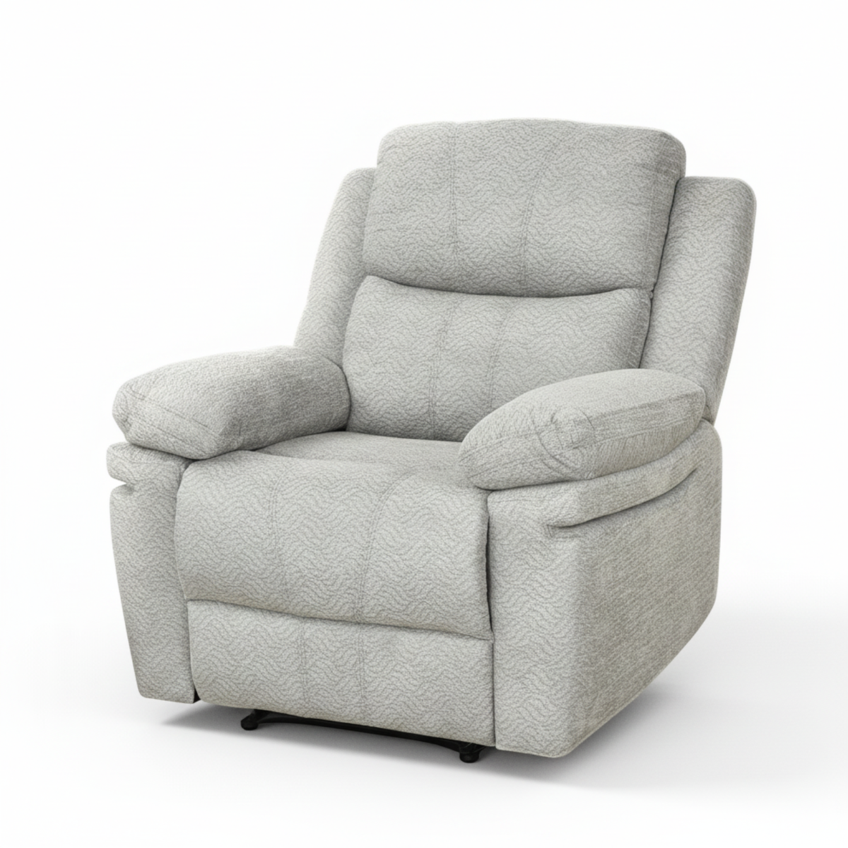 Thea Power Recliner Beige with soft textured fabric | infinity furniture