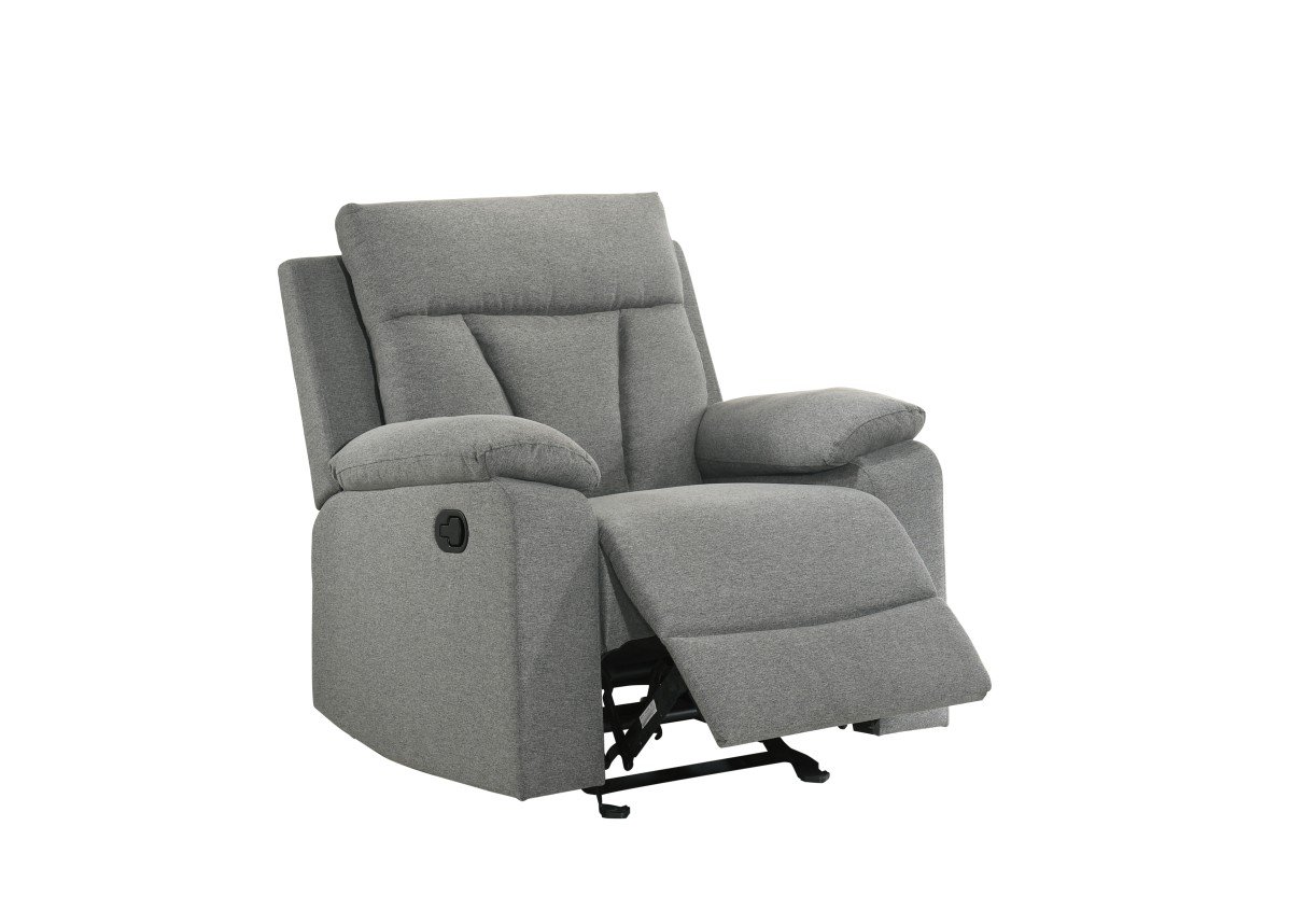 Makena Rocker Recliner Grey | infinity furniture