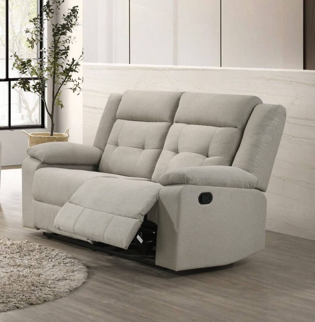 Infinity Furniture Tennessee Recliner Loveseat in Beige