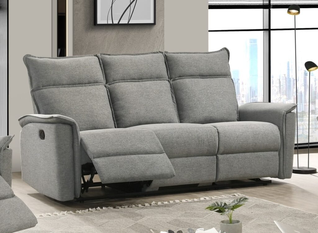Infinity Furniture Sahara Recliner Sofa in Grey
