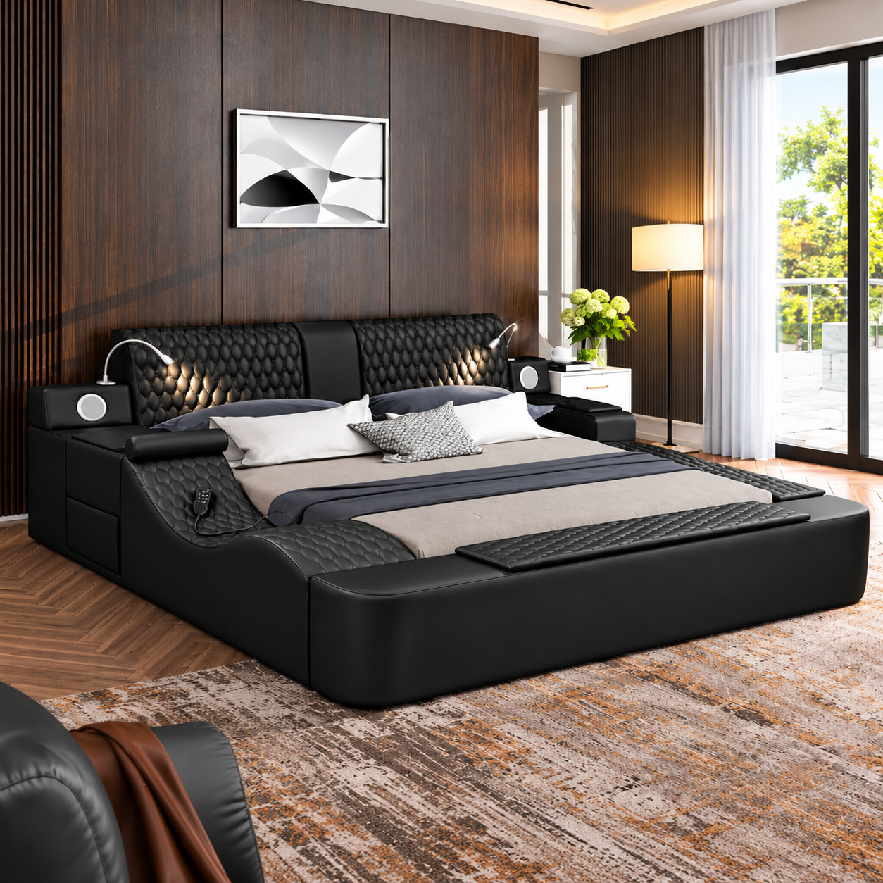 Zoya Black Bedroom Collection