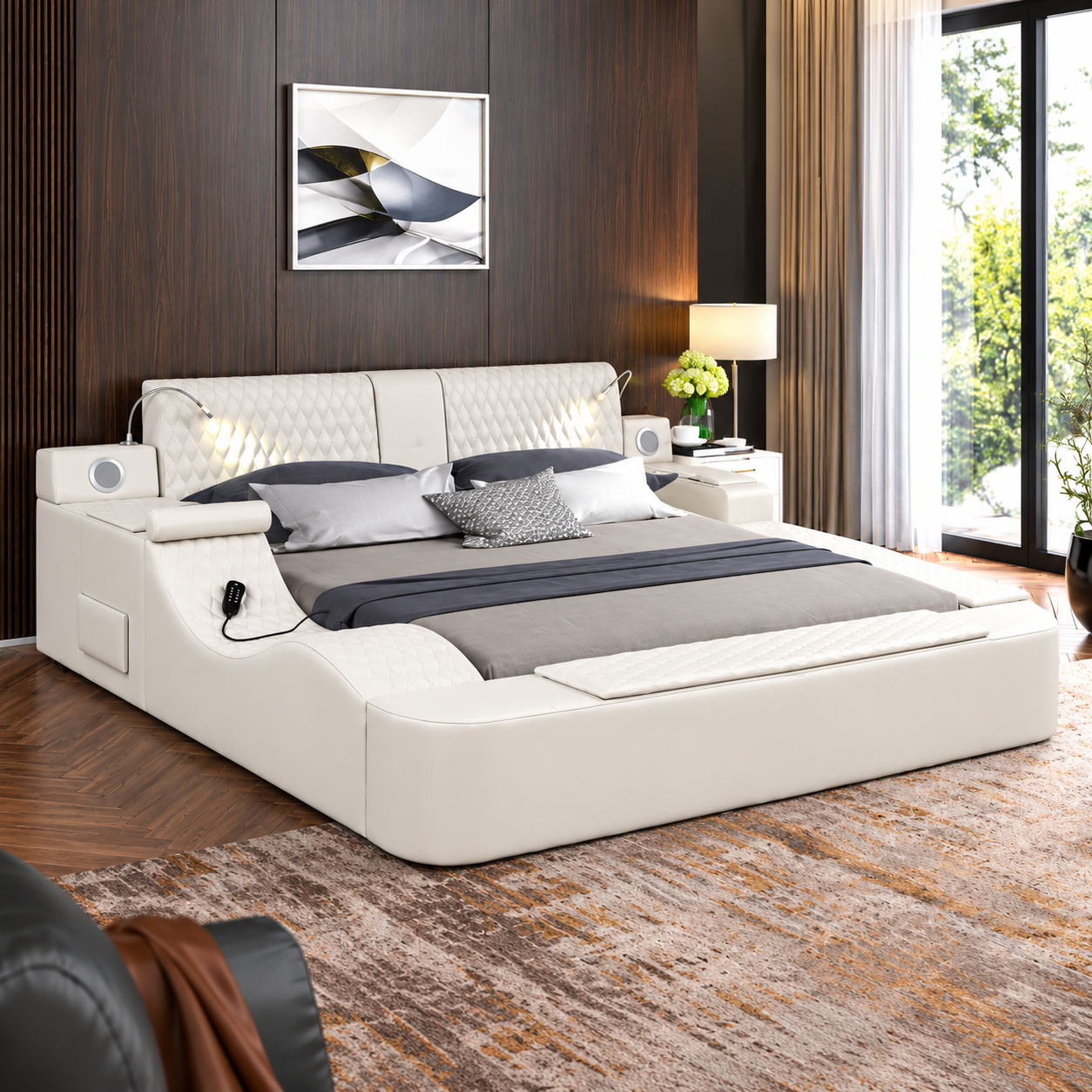 Zoya White Bedroom Collection
